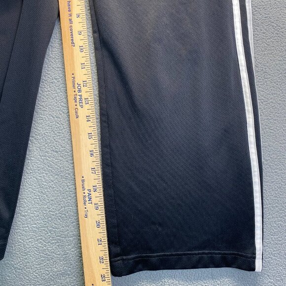 ADIDAS‎ Boys Sweat Pants  Basketball -Black Size Medium,Pockets,Wide Leg,Comfort - Picture 5 of 11